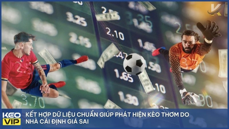 Kết hợp dữ liệu chuẩn giúp phát hiện kèo thơm do nhà cái định giá sai.